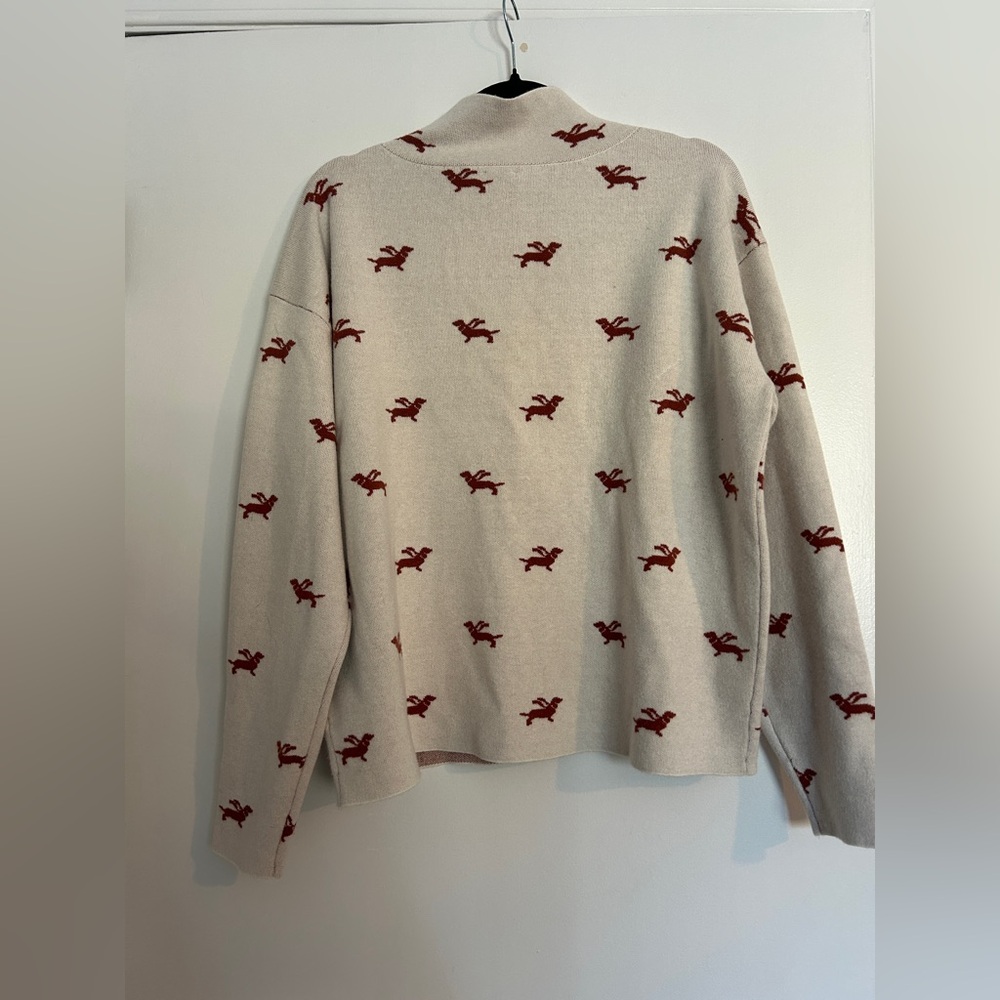 The Carys Mock-Neck Sweater by Maeve Size S